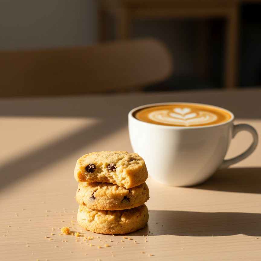 Choc Chip Butter Shortbread Bites - 200g