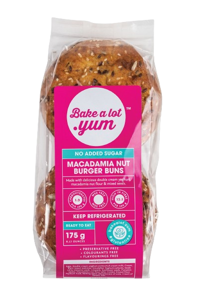 Macadamia Nut Burger Buns 175g