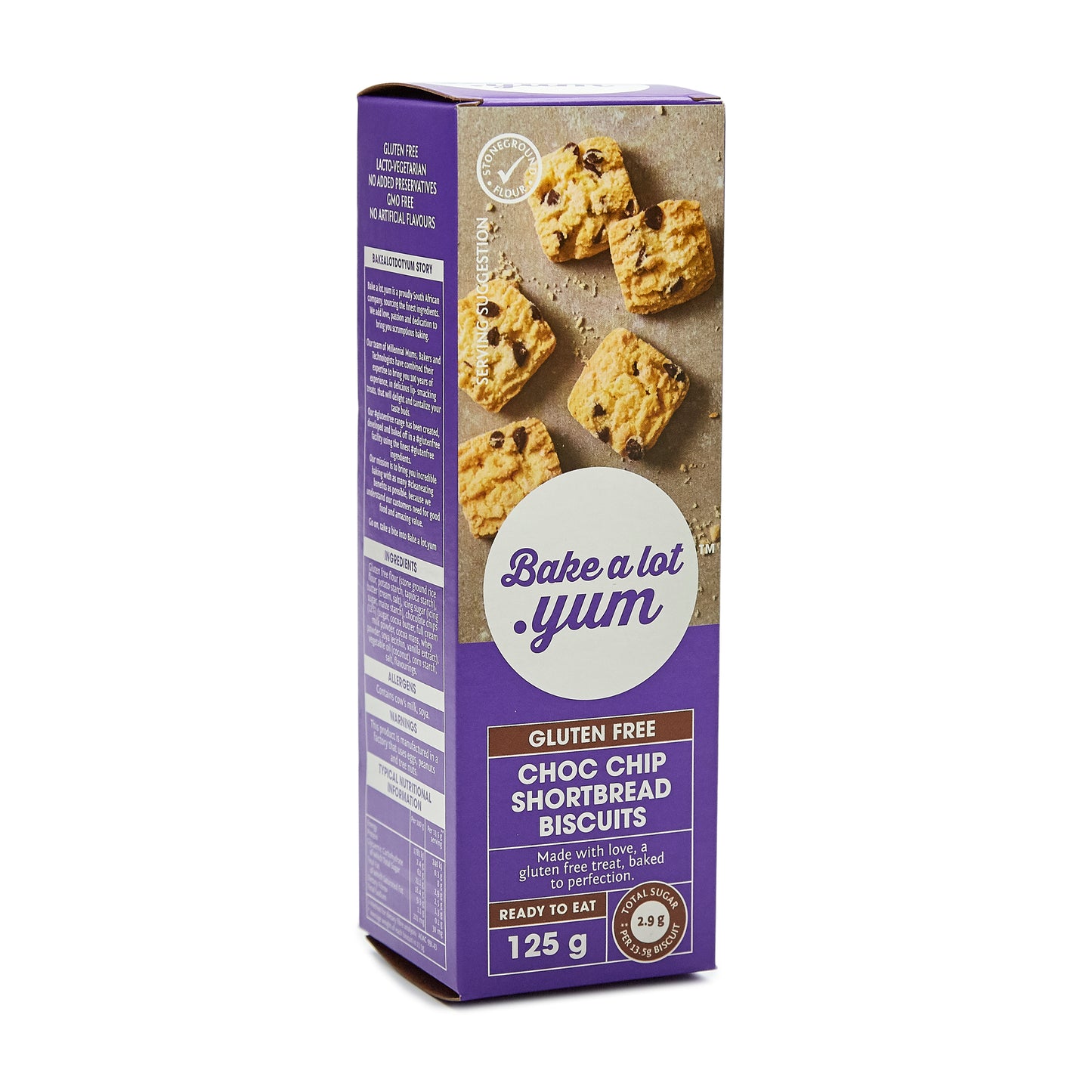 Chocolate Chip Shortbread Biscuits 125g