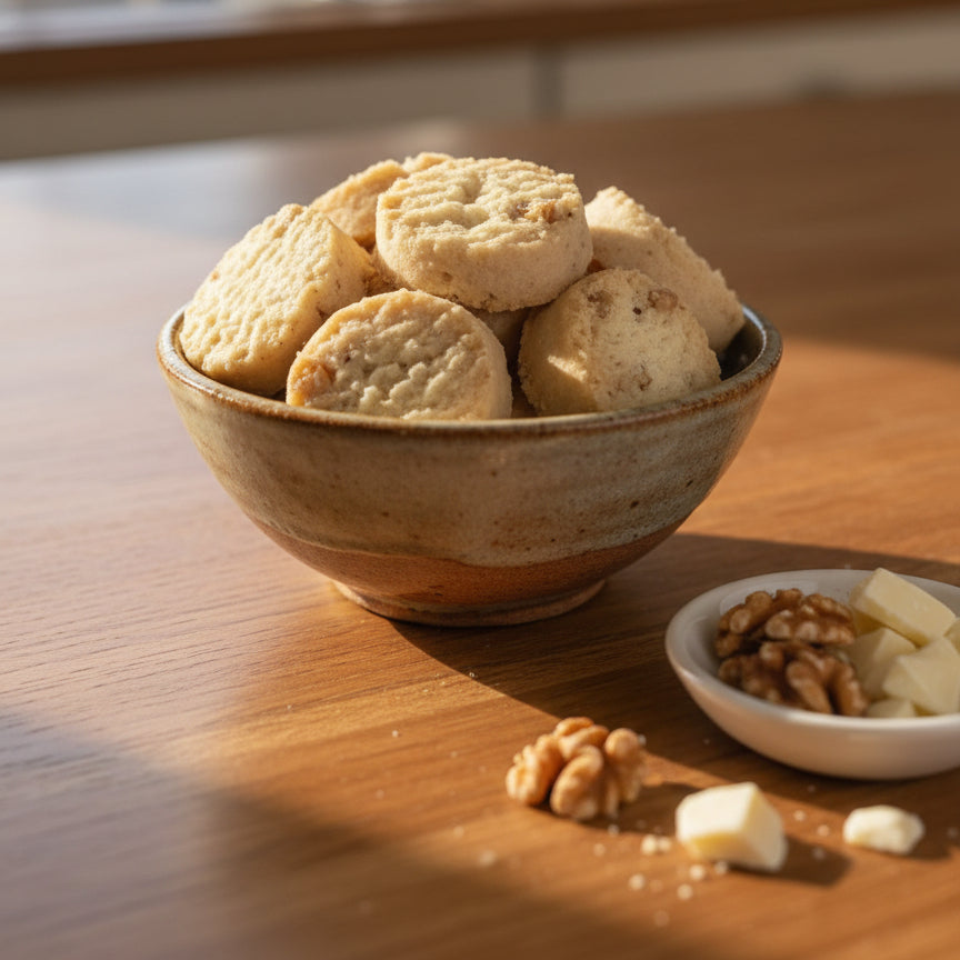 White Chocolate and Walnut Biscuits - 200g